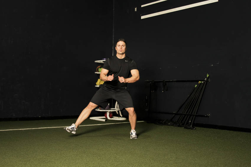 Lateral bound to stick: start position