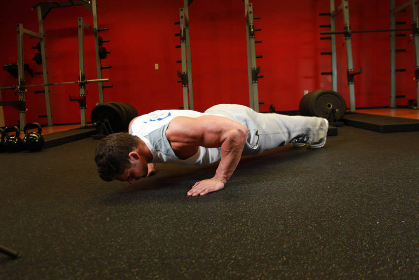 Push-up: end position