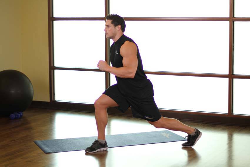 Split squat: start position