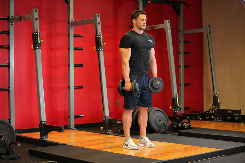 Hip hinge: start position
