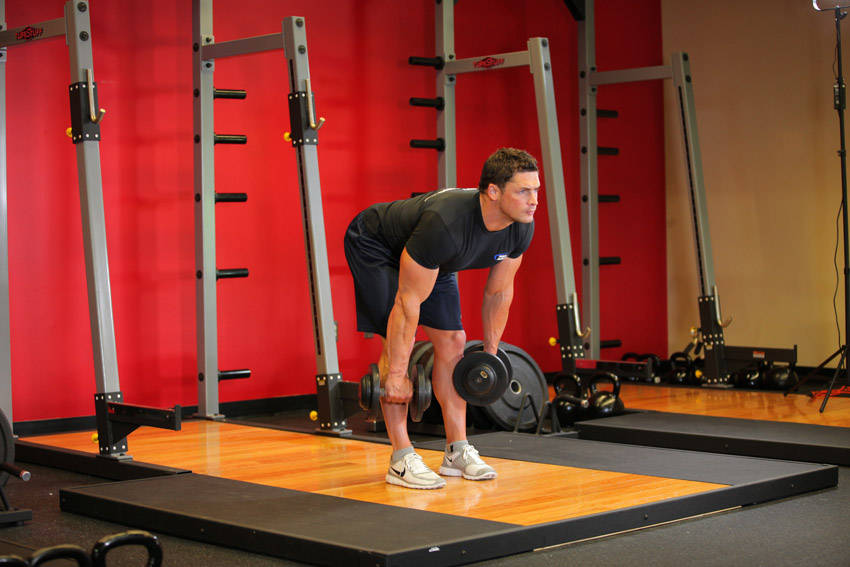 Hip hinge: end position