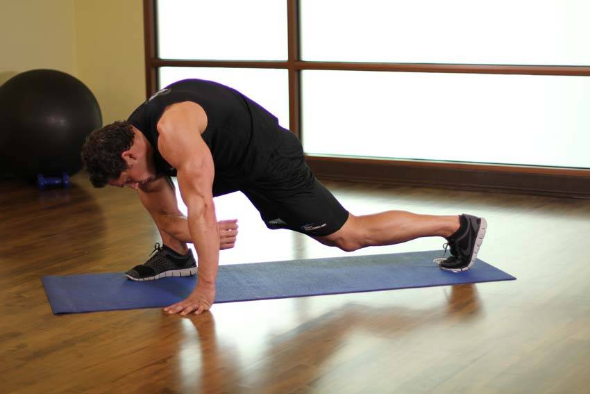 Lunge with rotation (world's greatest stretch): end position